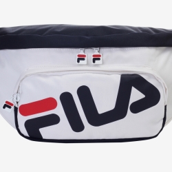 Fila Linear Logo Hip Color - Miesten Muut Pussit - Valkoinen | FI-29438